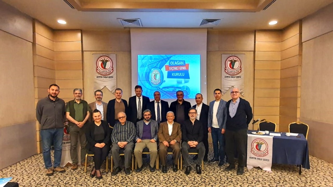 Konya Tabip Odası’nda yeni başkan Doç. Dr. İbrahim Erayman oldu