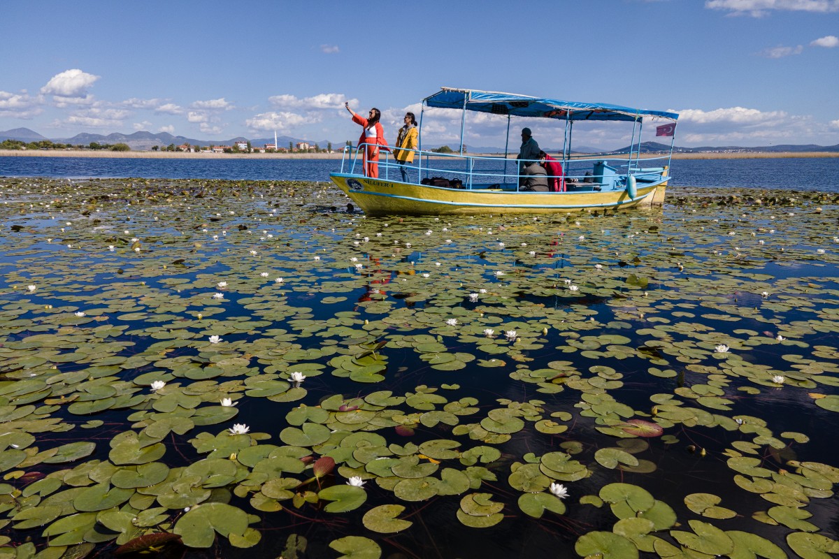 Beyşehir Gölü’nün ’’nilüfer bahçesi’’
