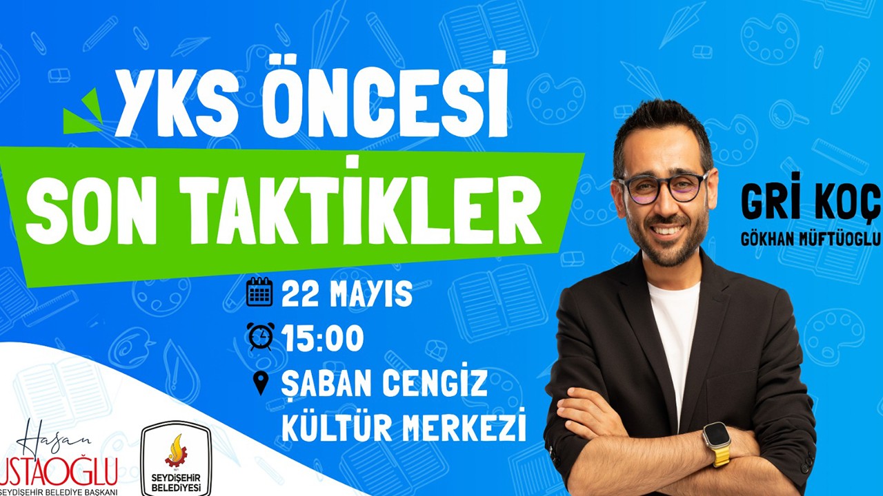Gri Koç YKS’ye hazırlanan öğrenciler için Seydişehir’e geliyor