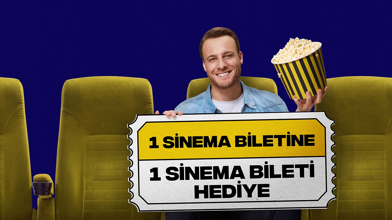 Turkcell'den  ‘1 sinema biletine 1 sinema bileti hediye’ kampanyası