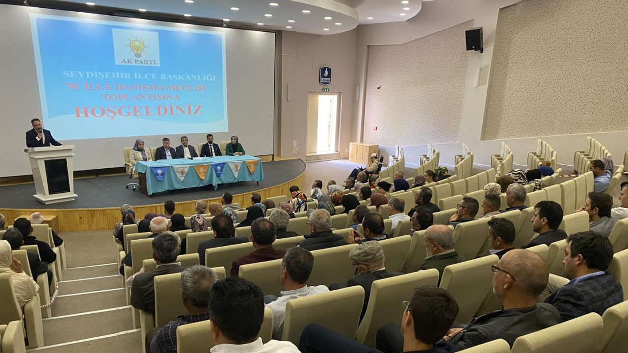 AK Parti Seydişehir 78. Genişletilmiş İlçe Danışma Meclisi yapıldı