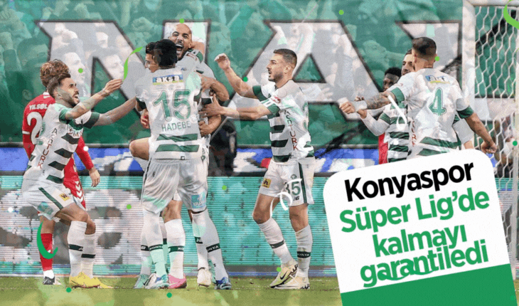Konyaspor Süper Lig’de kalmayı garantiledi!
