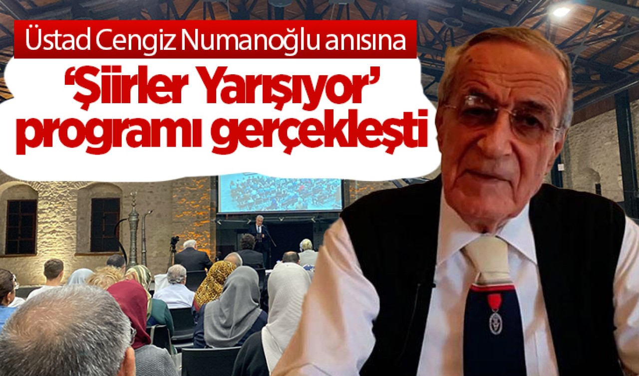 Üstad Cengiz Numanoğlu anısına KONTV'de yayınlanan 