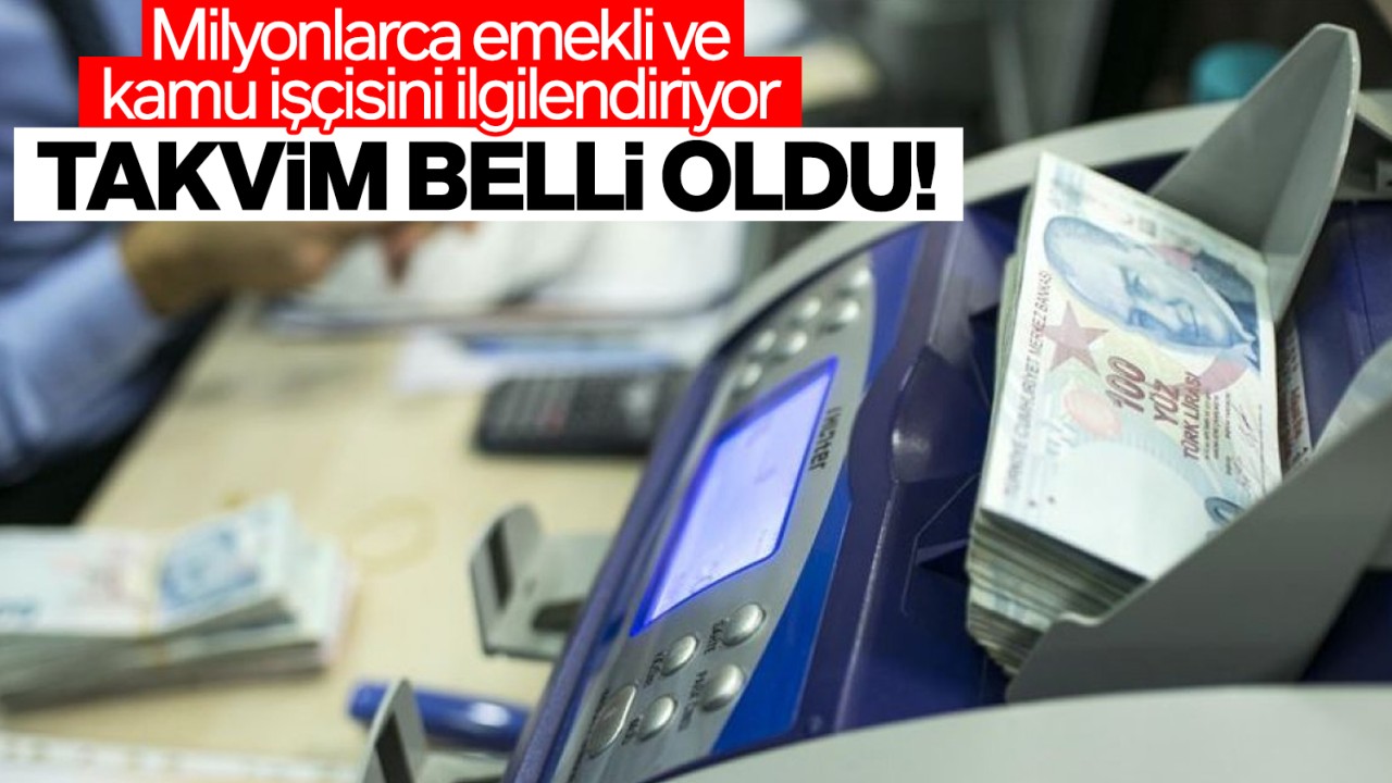 Emekli ve kamu işçilerinin ikramiye takvimi