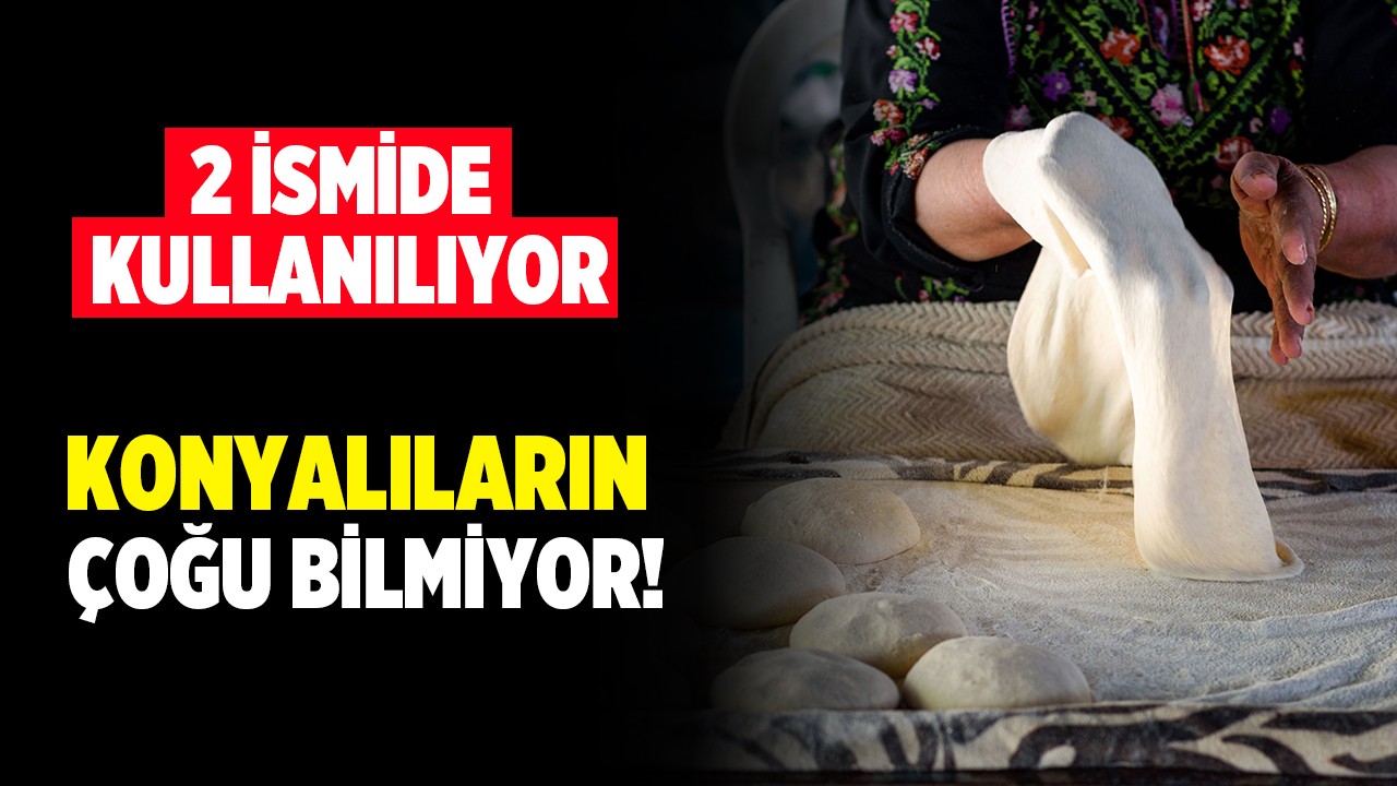 Konyalıların çoğu bilmiyor! 2 ismide kullanılıyor