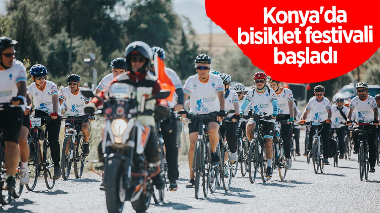 Konya'da bisiklet festivali başladı