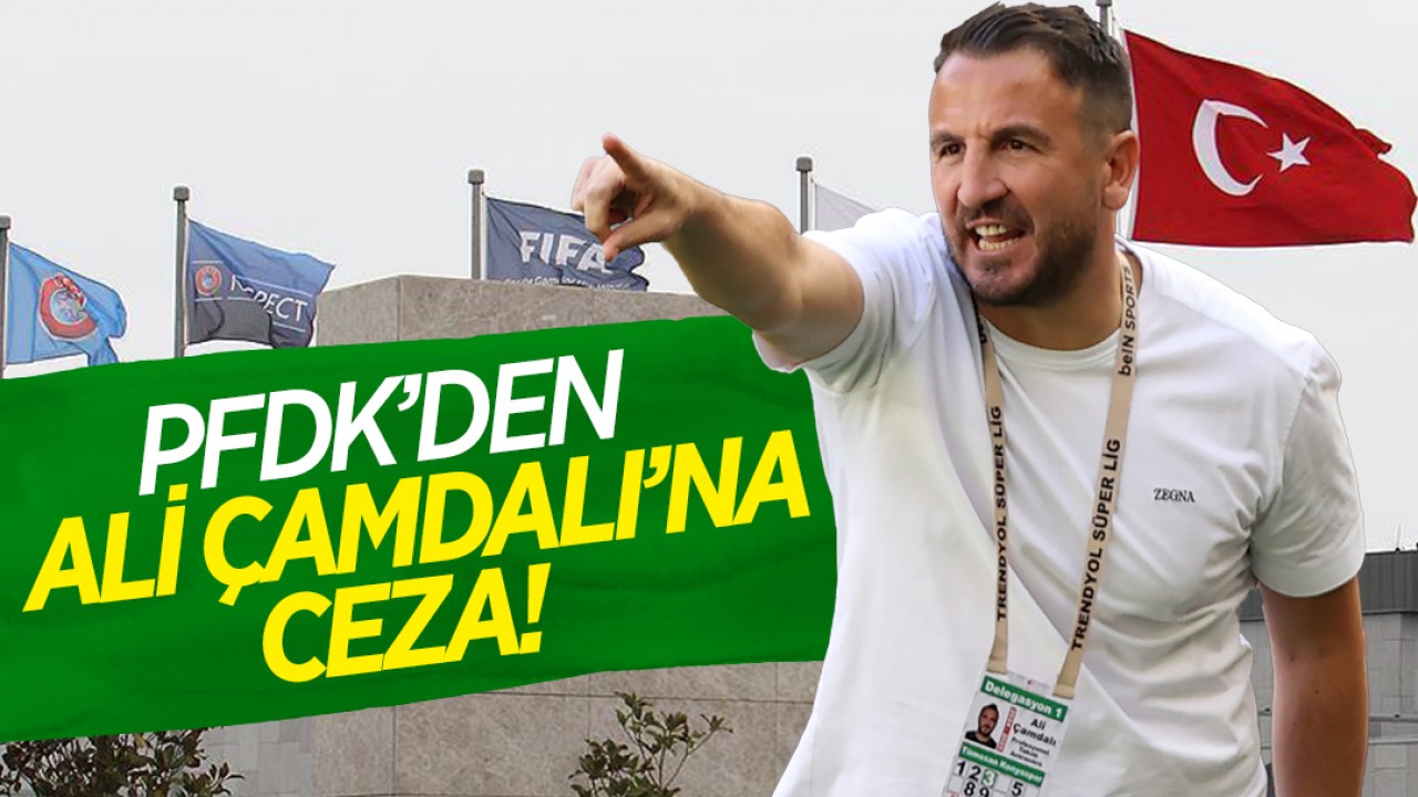 PFDK kararları açıklandı: Konyaspor Teknik Direktörü Ali Çamdalı'ya ceza