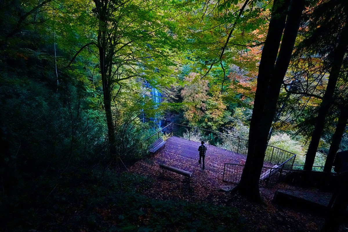 Güzeldere Şelalesi Tabiat Parkı’nda sonbahar