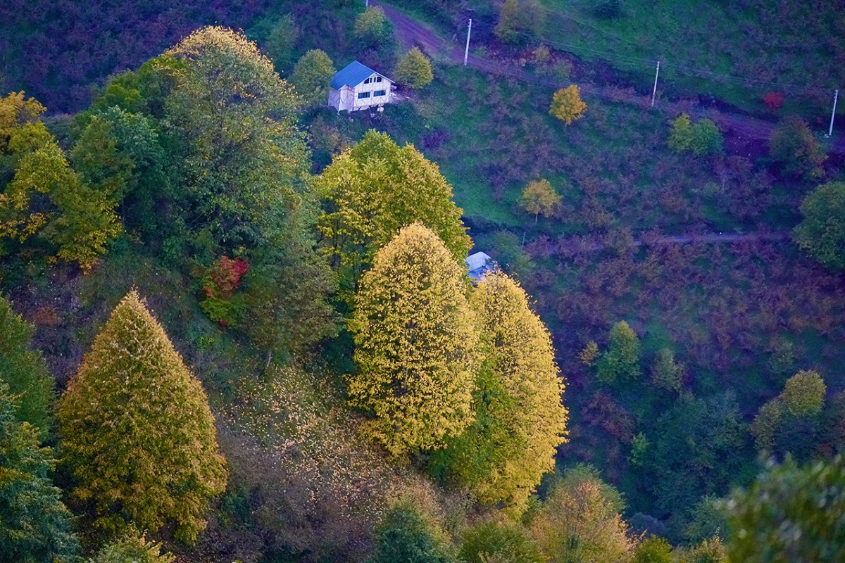 Güzeldere Şelalesi Tabiat Parkı’nda sonbahar