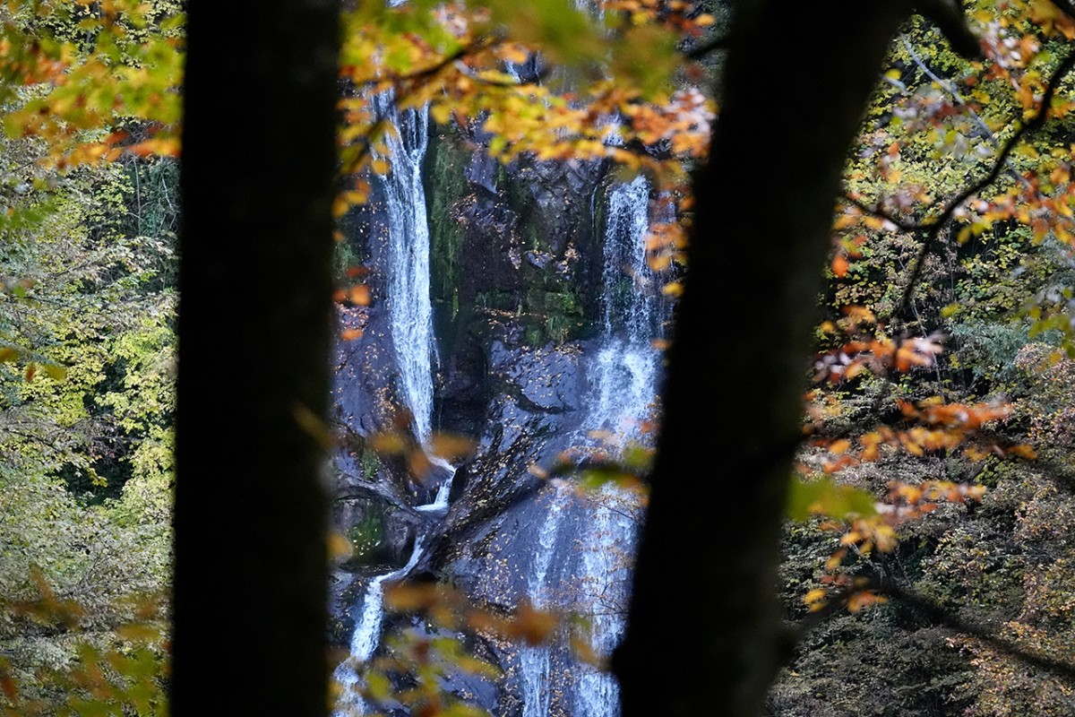 Güzeldere Şelalesi Tabiat Parkı’nda sonbahar