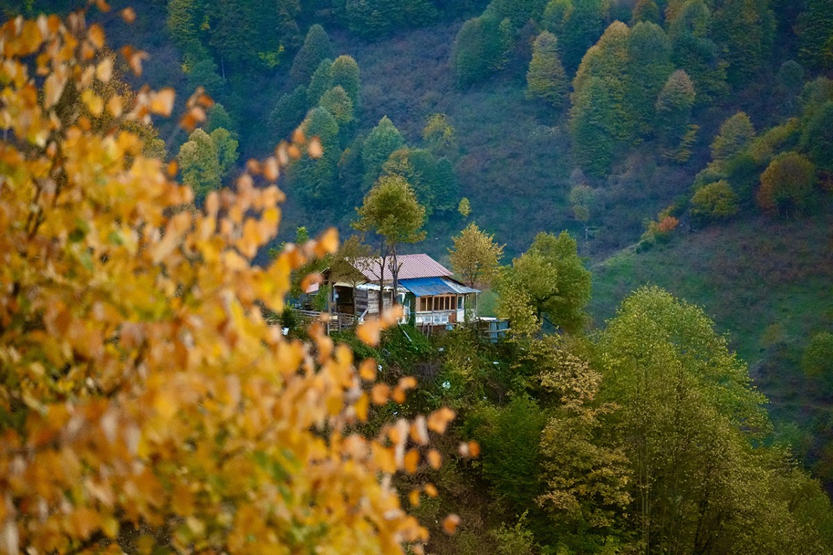 Güzeldere Şelalesi Tabiat Parkı’nda sonbahar