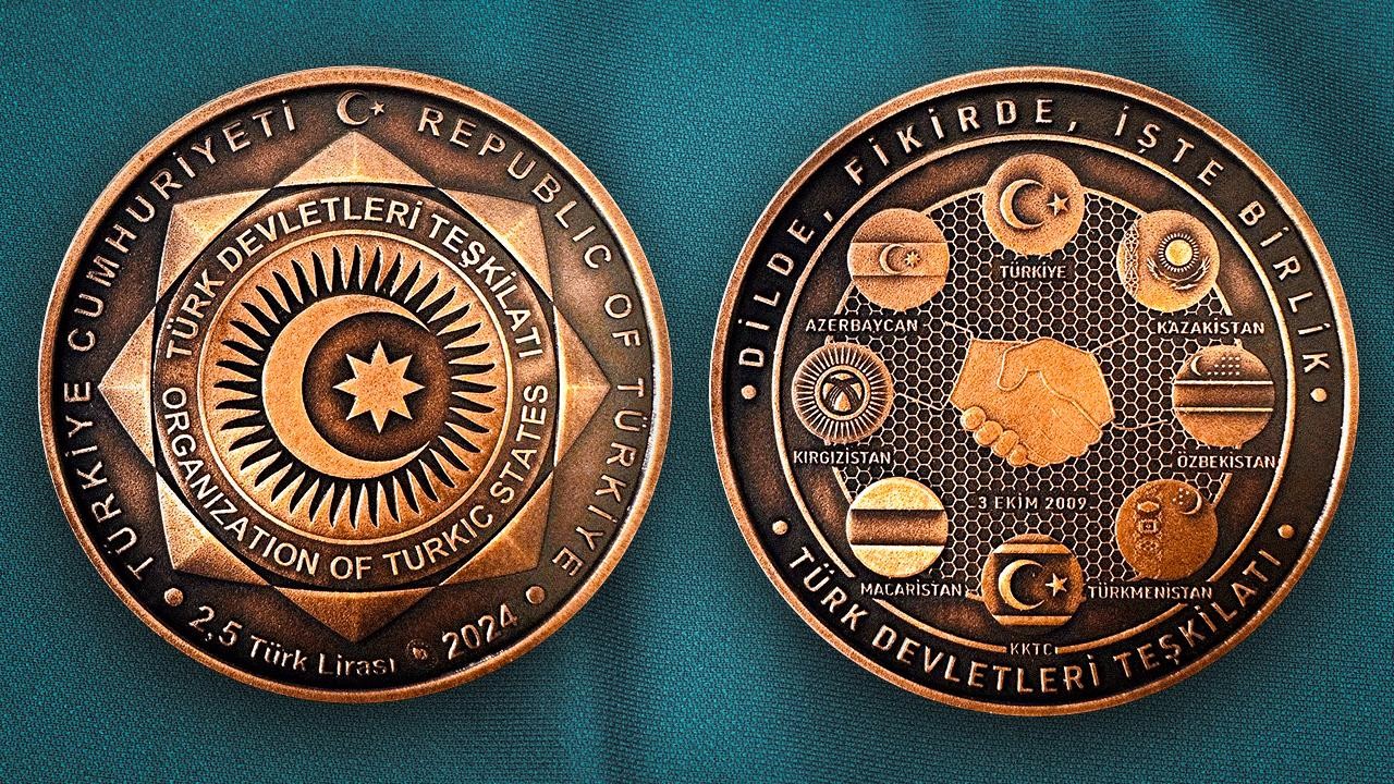 Türk Devletleri Teşkilatı'nın hatıra parası satışa sunuldu