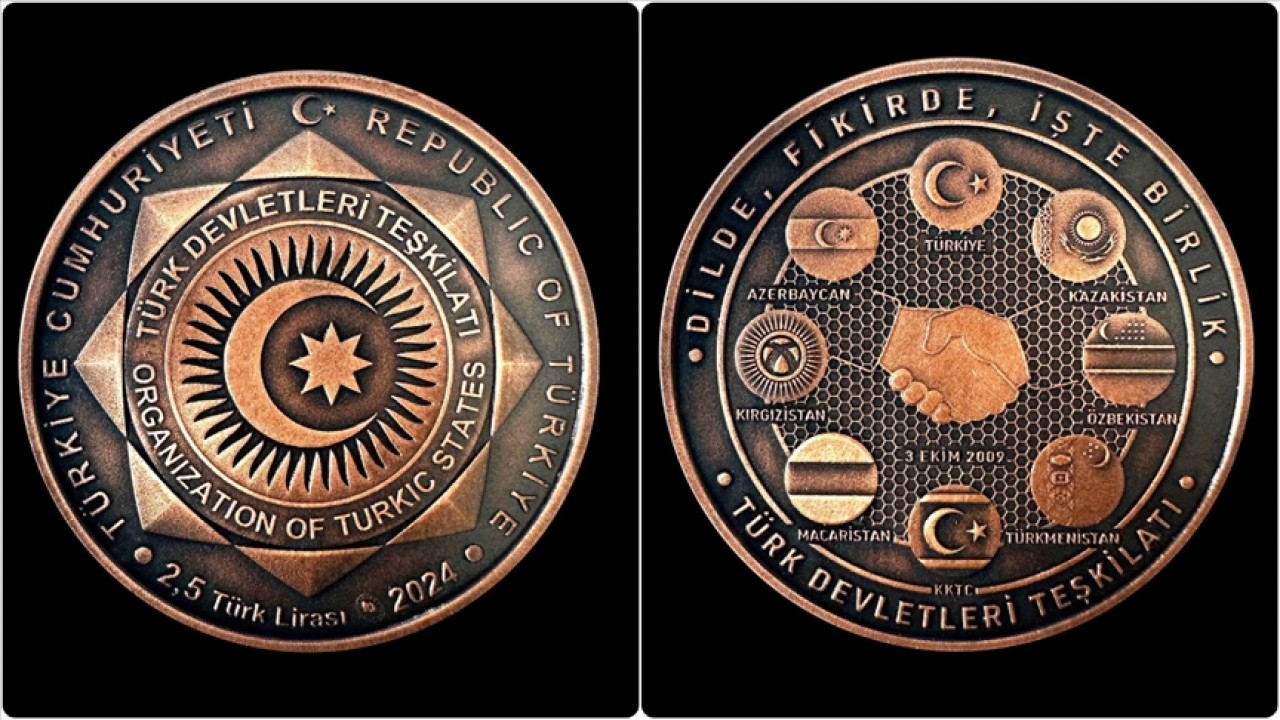 Türk Devletleri Teşkilatı'nın hatıra parası satışta! İşte tasarımındaki ince detaylar