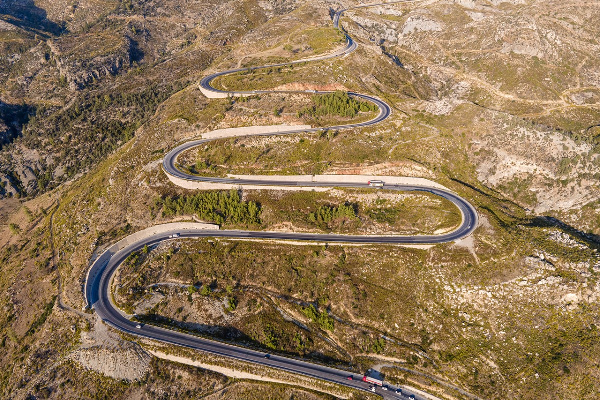 Konya ile Antalya arasındaki Taşağıl yolu