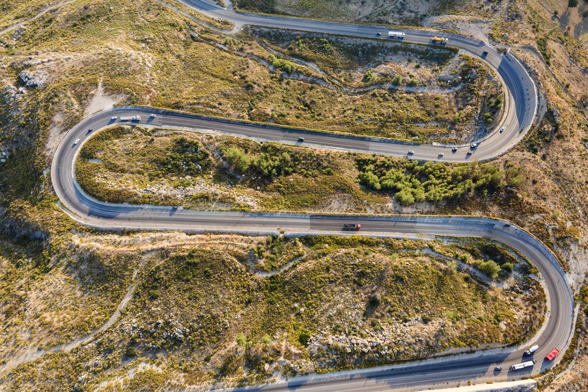 Konya ile Antalya arasındaki Taşağıl yolu