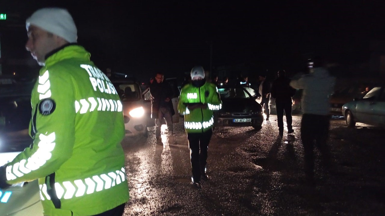 Akşehir’de yılbaşı uygulamalarında 244 bin lira trafik cezası kesildi