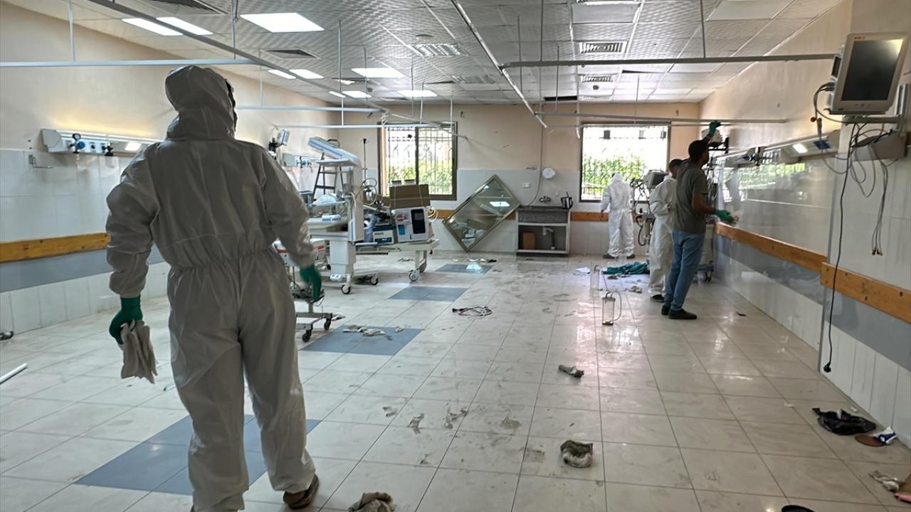 Gazze'deki Nasır Hastanesi'nin bazı bölümleri yakıt sıkıntısı nedeniyle faaliyet gösteremiyor