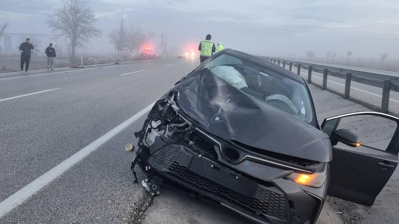 Kulu'da trafik kazası: Sürücü yaralandı