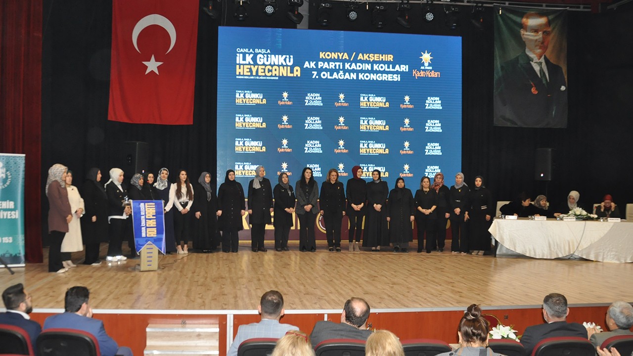 AK Parti Akşehir İlçe Kadın Kolları 7. Olağan Genel Kurulu yapıldı