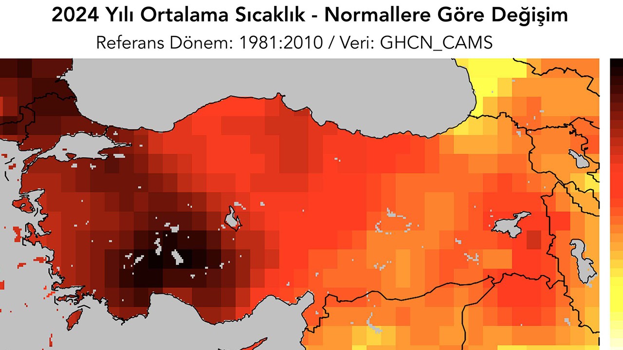 Dünya ölçüm tarihinin en sıcak yılı 2024