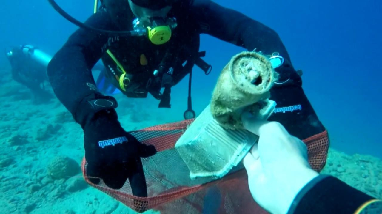 Denizlerden 5 yılda 245 bin ton çöp temizlendi