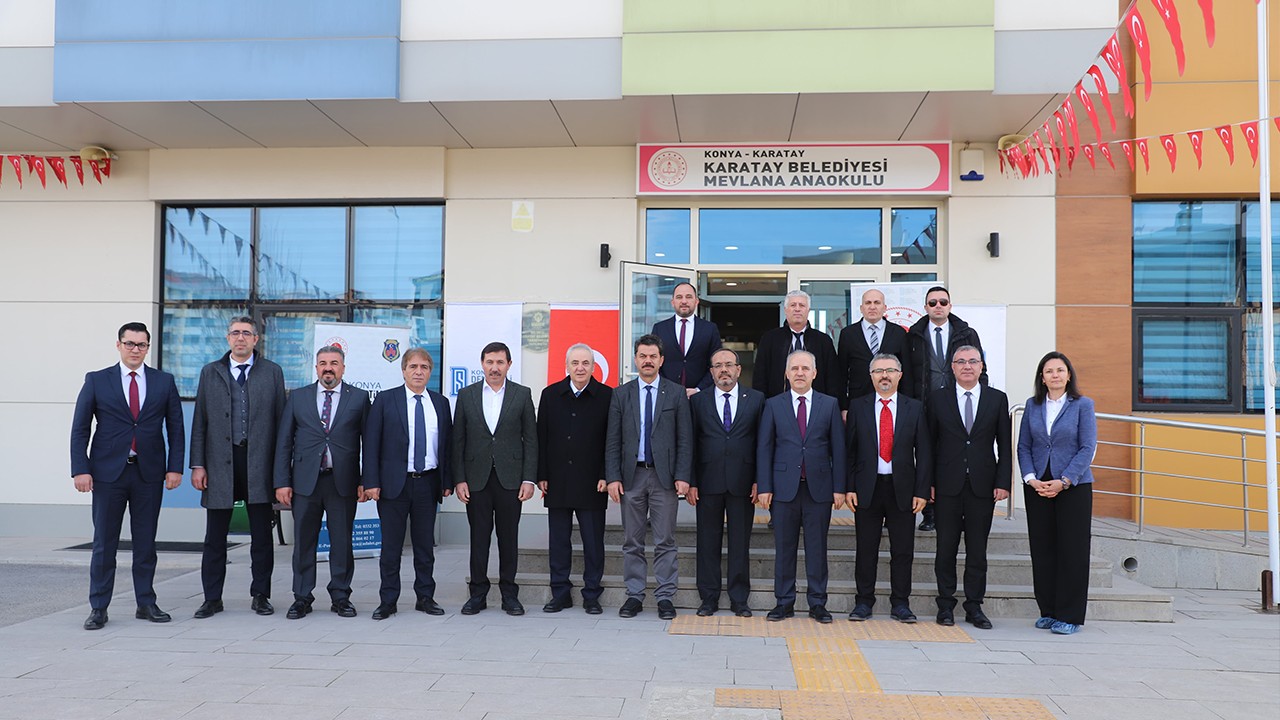 Konya Cumhuriyet Başsavcılığı Denetimli Serbestlik Müdürlüğü'nden okullara destek projesi