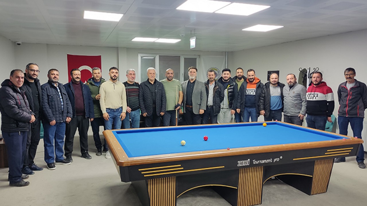 Kulu'da 3 bant bilardo turnuvası düzenlendi