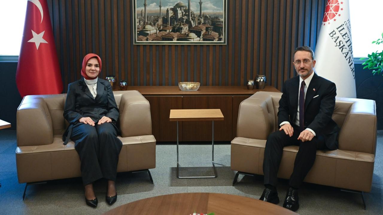 İletişim Başkanı Altun, Aile ve Sosyal Hizmetler Bakanı Göktaş ile görüştü