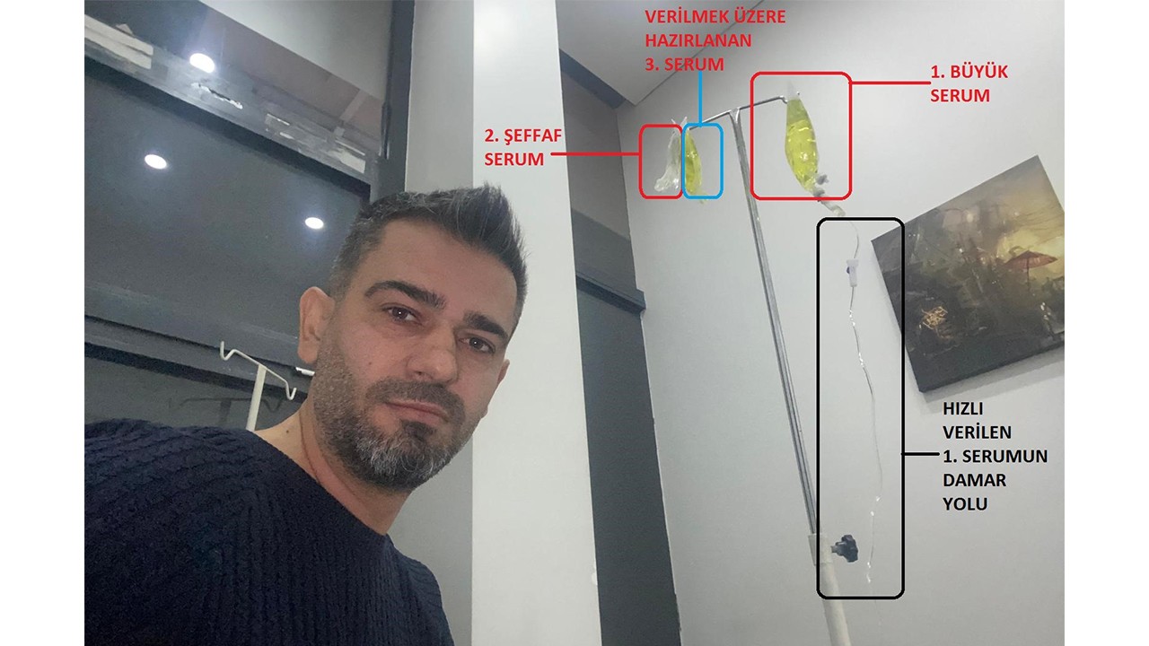 Umre hazırlığı yapan adam sarı serum bağlandıktan sonra fenalaşarak hayatını kaybetti