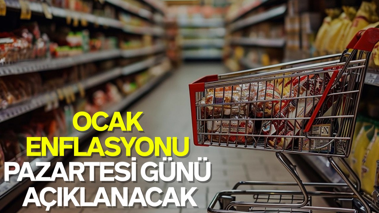 Ocak enflasyonu pazartesi günü açıklanacak