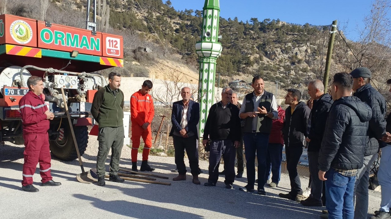 Beyşehir’de orman yangınları ile mücadele için seferberlik