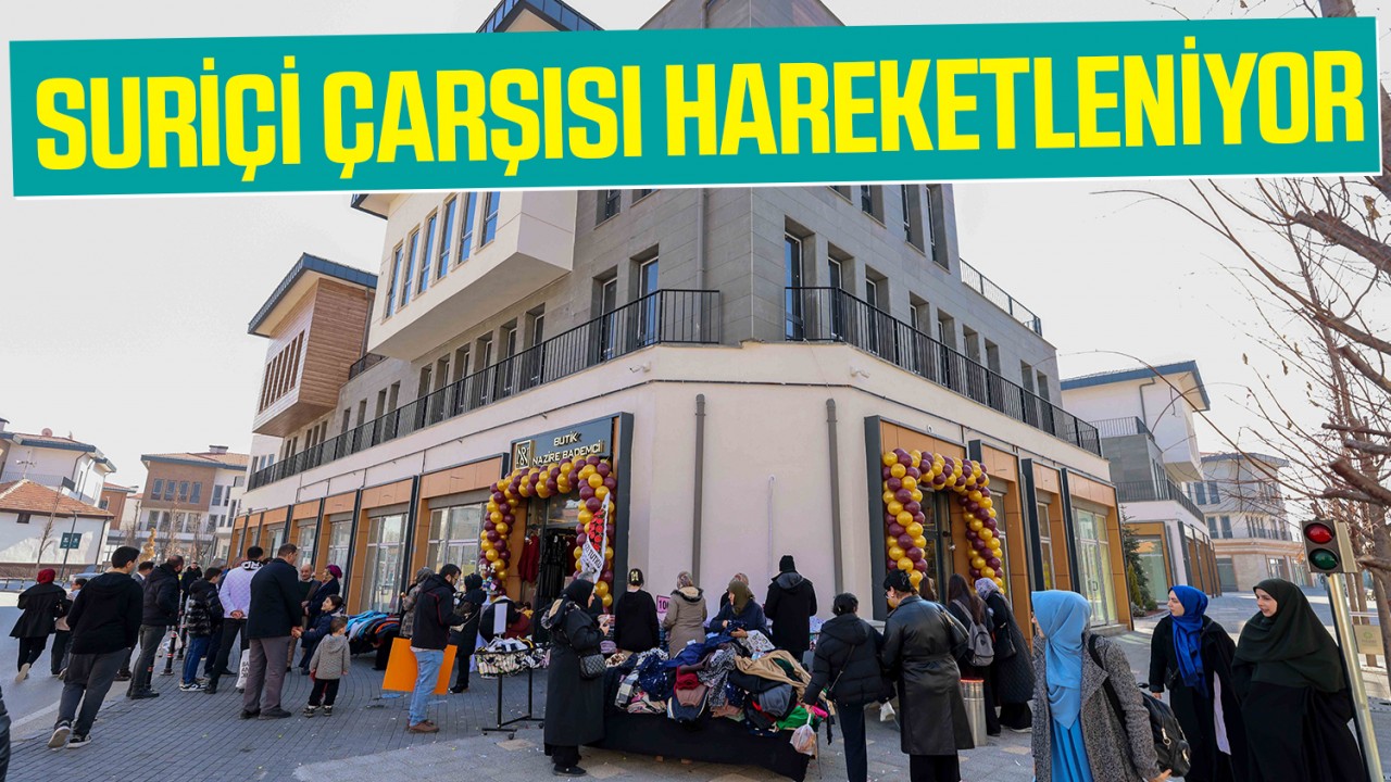 Suriçi Çarşısı hareketleniyor