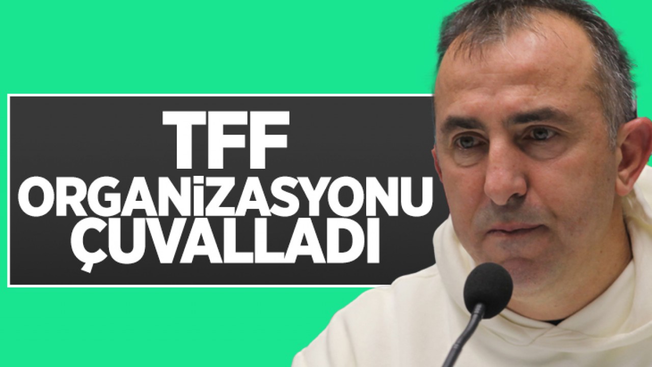Konyaspor Teknik Direktörü Recep Uçar: "TFF organizasyonu çuvalladı"