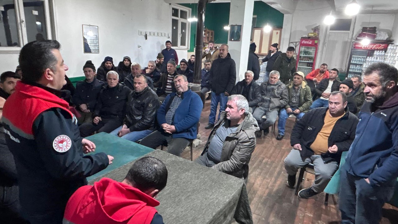 Bozkır'da çiftçilere eğitim verildi