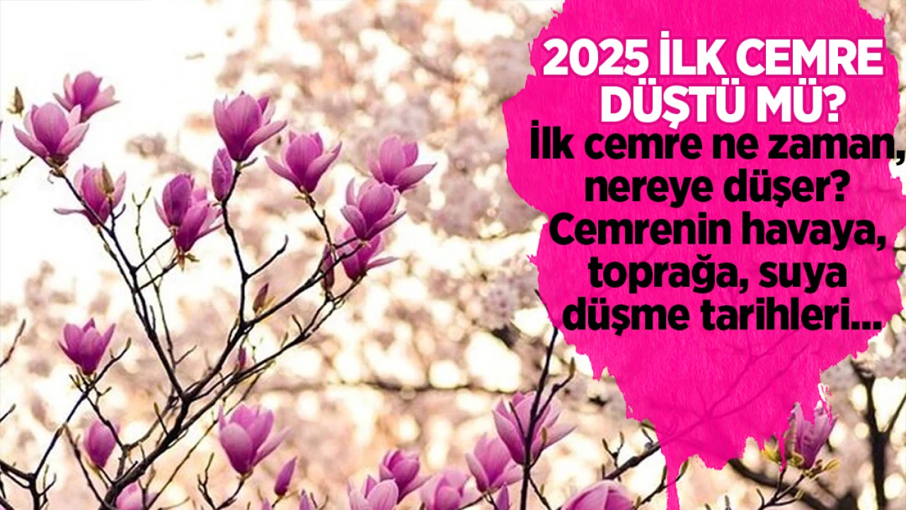 2025 ilk cemre düştü mü? İlk cemre ne zaman, nereye düşer? Cemrenin havaya, toprağa, suya düşme tarihleri