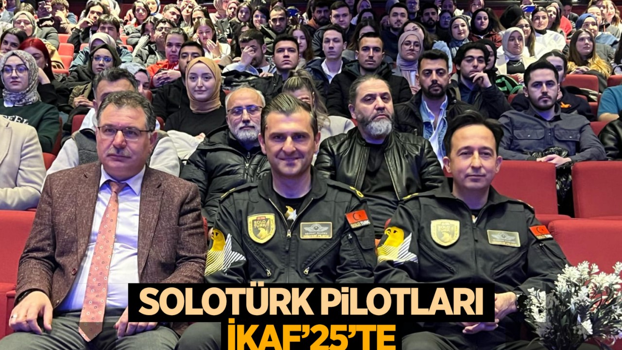 SOLOTÜRK pilotları, "İKAF'25"te gençlerle buluştu