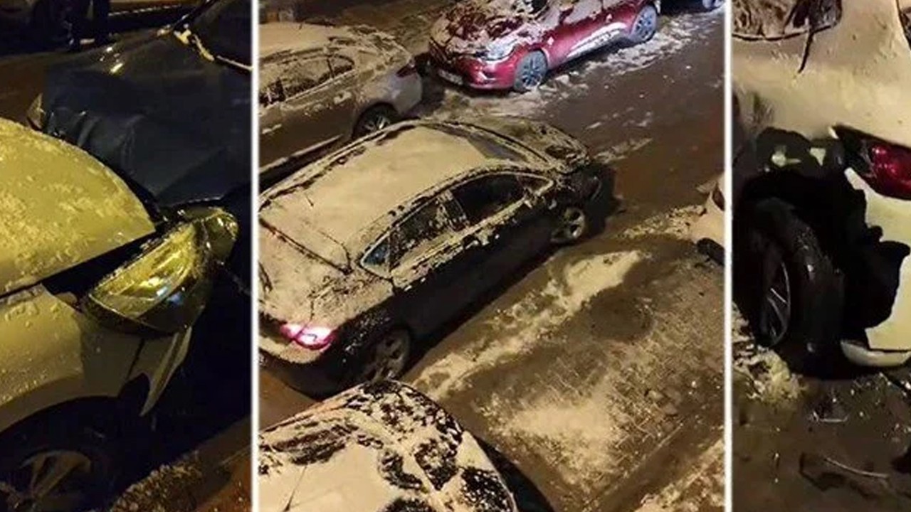 7 araca çarpan sürücüye mahalleliden meydan dayağı