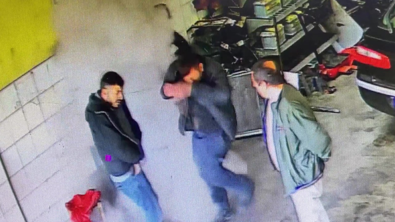 Sobaya atılan hava yastığı böyle patladı