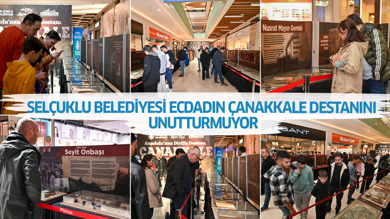 Selçuklu Belediyesi ecdadın Çanakkale destanını unutturmuyor