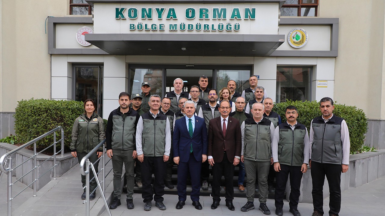 Vali İbrahim Akın, Konya Orman Bölge Müdürlüğünü ziyaret etti