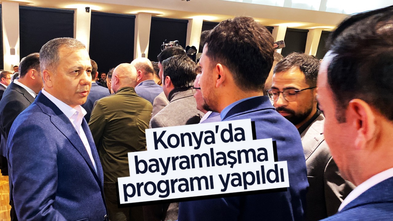 Konya'da bayramlaşma programı yapıldı