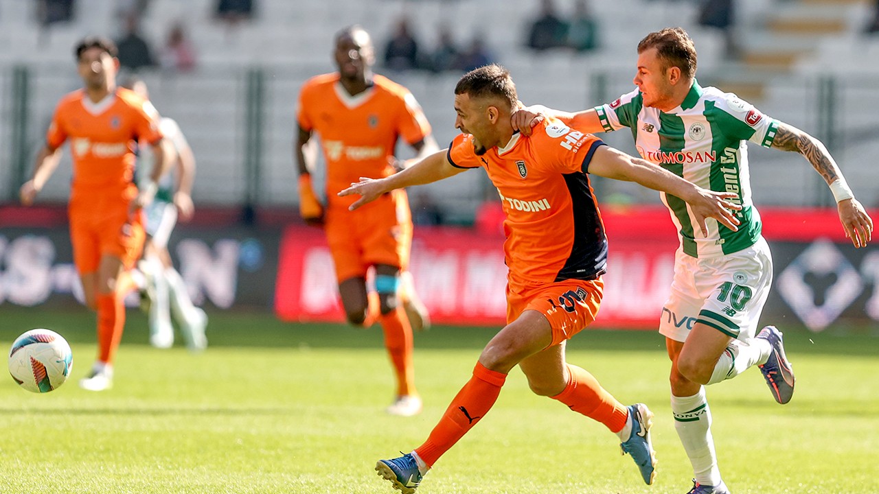Konyaspor ve Başakşehir'in Süper Lig mücadelesi