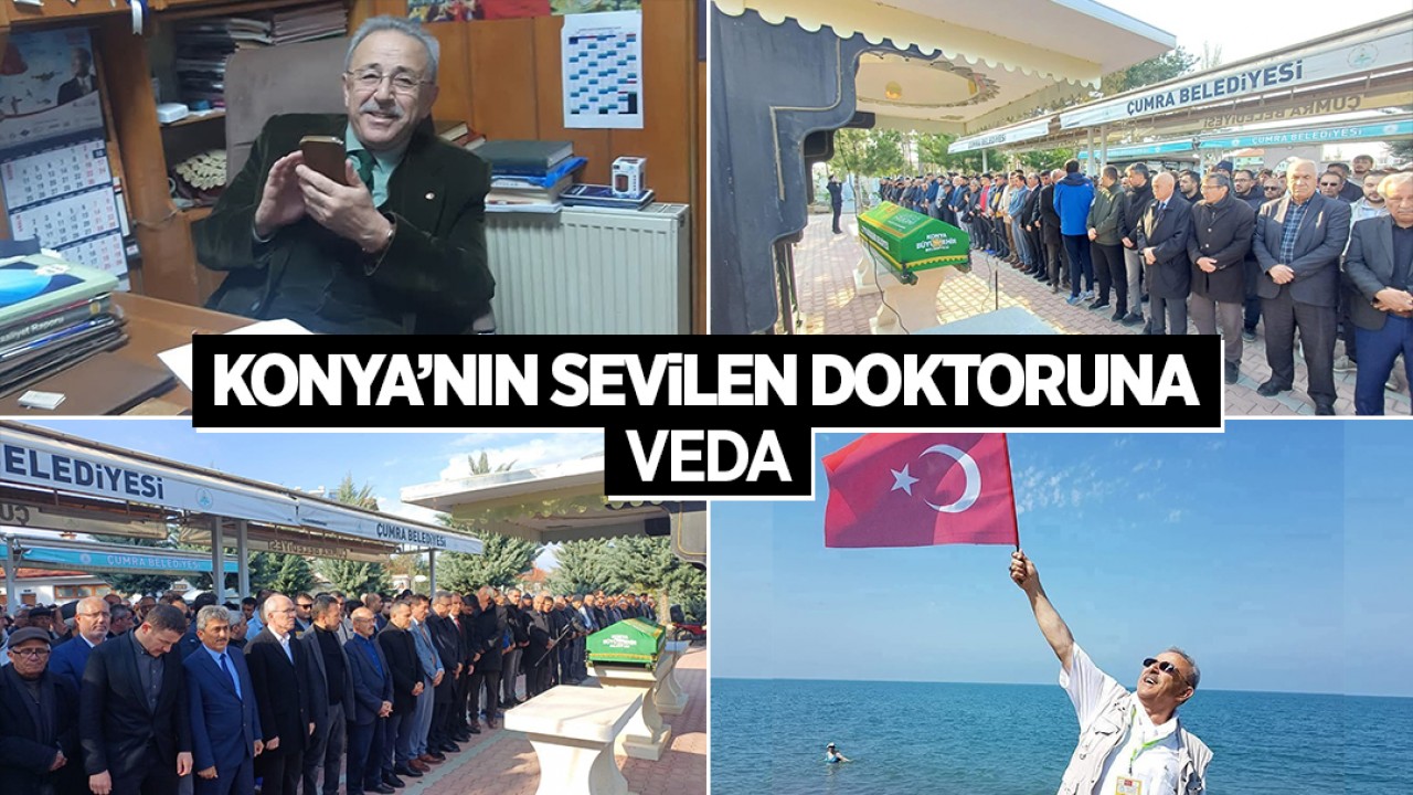 Konya'nın sevilen doktoru Ömer Yıldırım son yolculuğuna uğurlandı