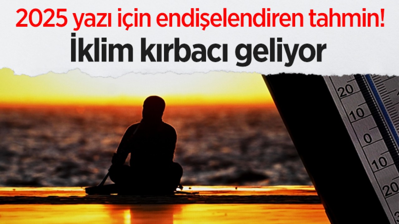 2025 yazı için endişelendiren tahmin! İklim kırbacı geliyor