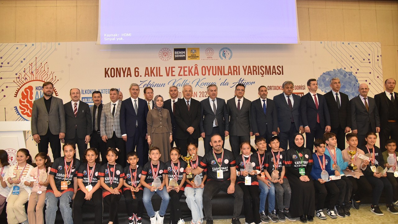 Konya 6. Akıl ve Zekâ Oyunları Yarışması il finali gerçekleşti