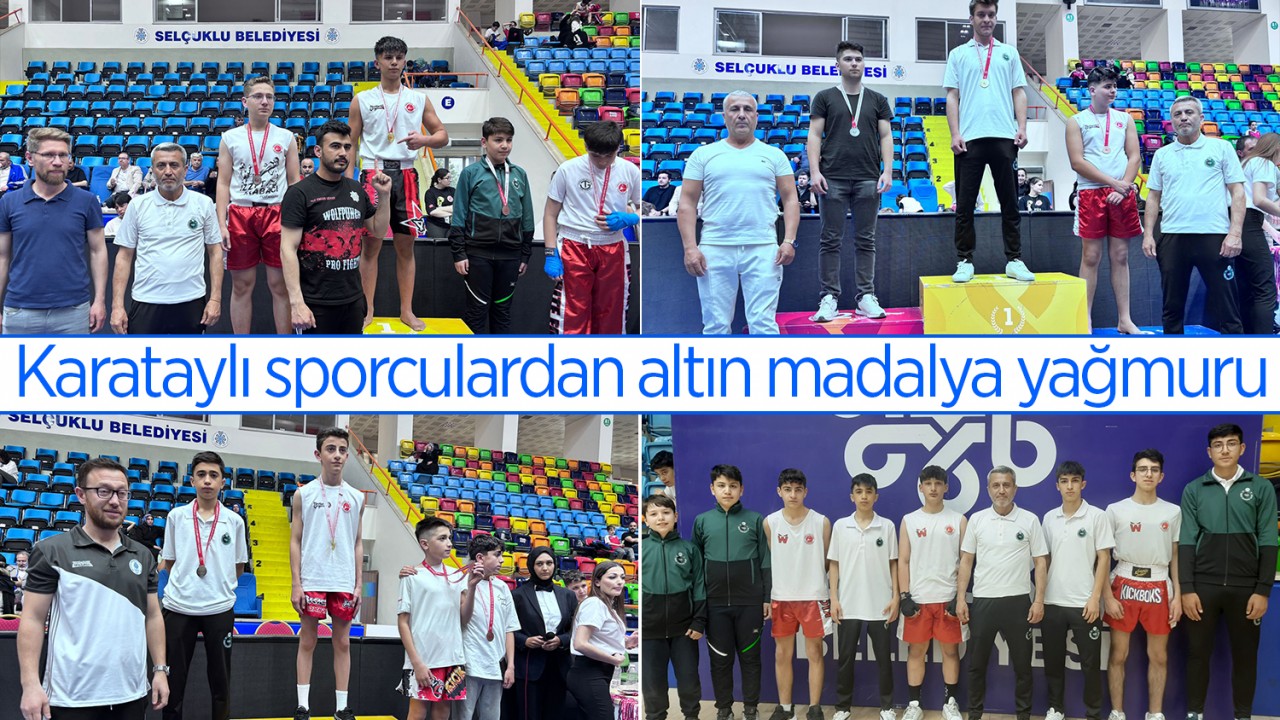 Karataylı sporculardan altın madalya yağmuru