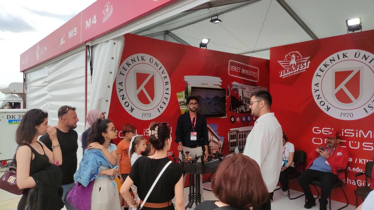 Konya Teknik Üniversitesi, TEKNOFEST Kıbrıs’ta geleceği şekillendiren projeleriyle yerini aldı