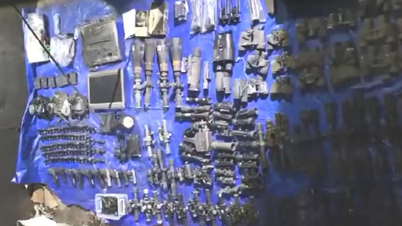 Teröristlerce kullanılan mağaradaki mühimmat imha edildi