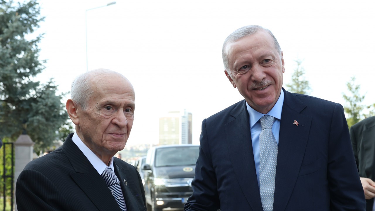 Cumhurbaşkanı Erdoğan, MHP Genel Başkanı Bahçeli'yi ziyaret etti