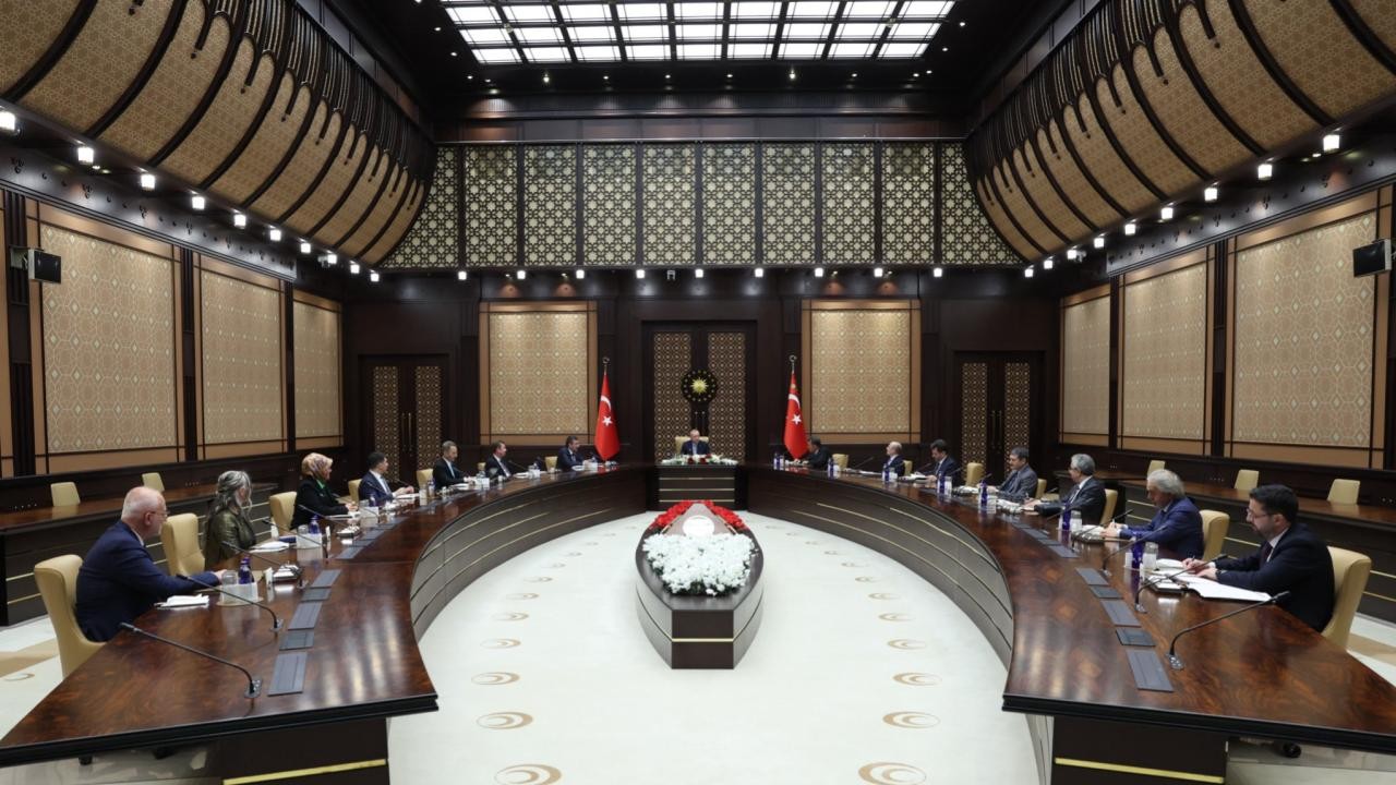 Cumhurbaşkanı Erdoğan, Cumhurbaşkanlığı Politika Kurulu başkanvekillerini kabul etti